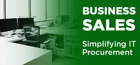 We sell business IT products