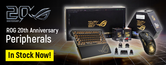 ASUS ROG 20th Anniversary Peripherals