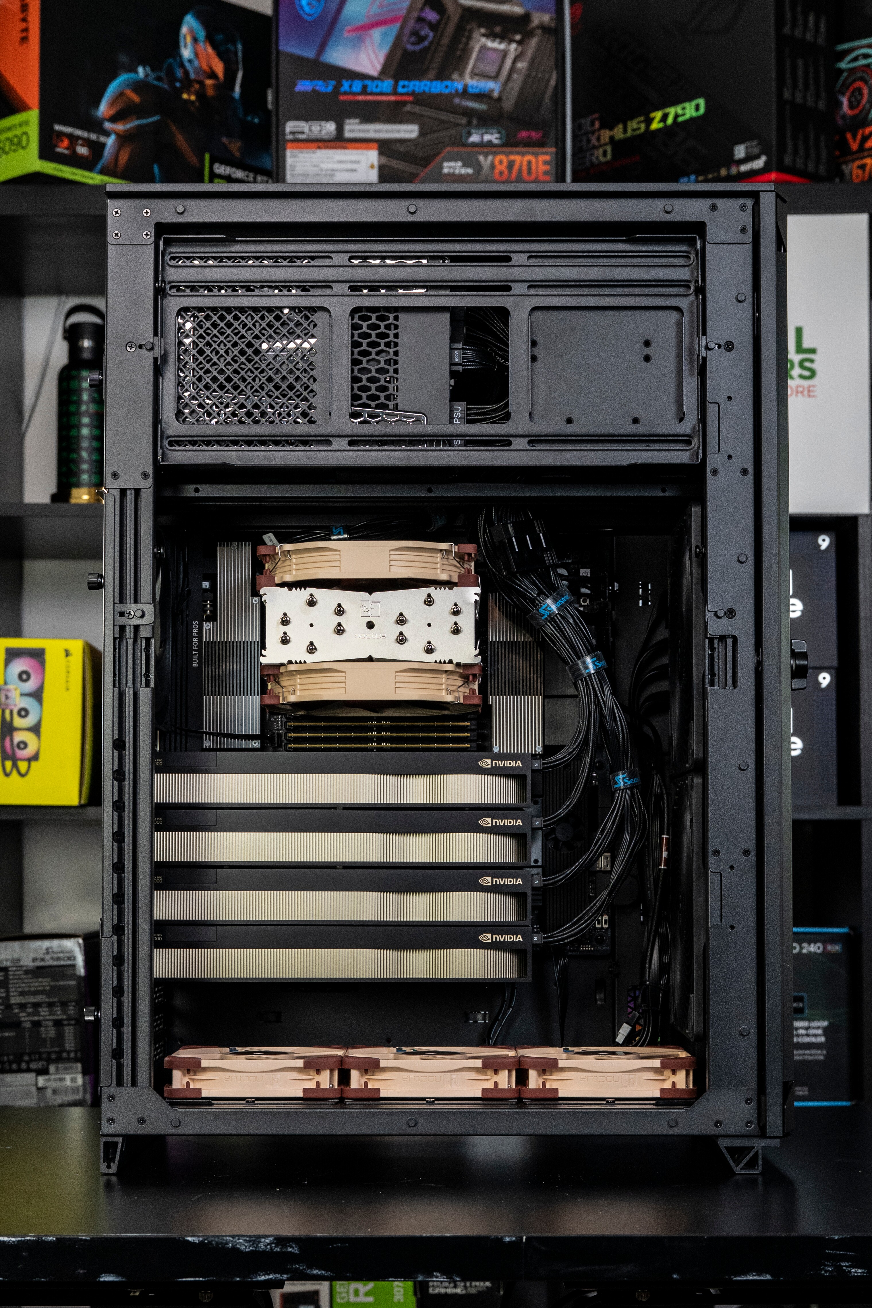 Orion Max AI Workstation with 4x RTX 6000 PRO Max-Q