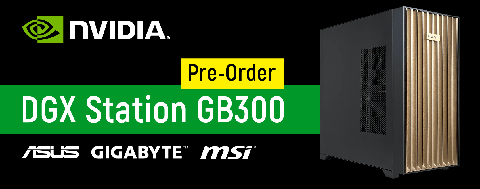 DGX Station GB300 PreOrder Signup Nvidia Central Computer
