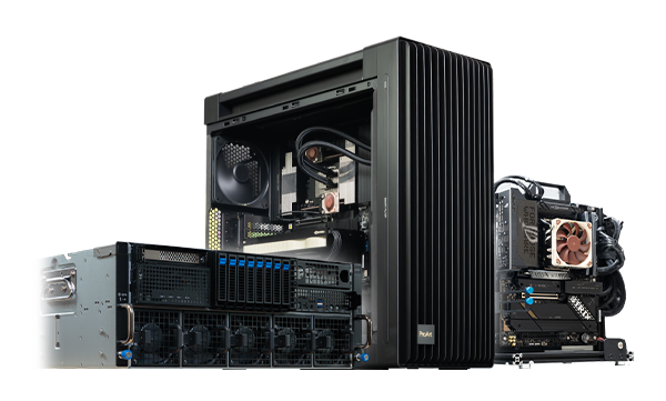ai workstation system with four nvidia rtx pro 6000 blackwell server edition