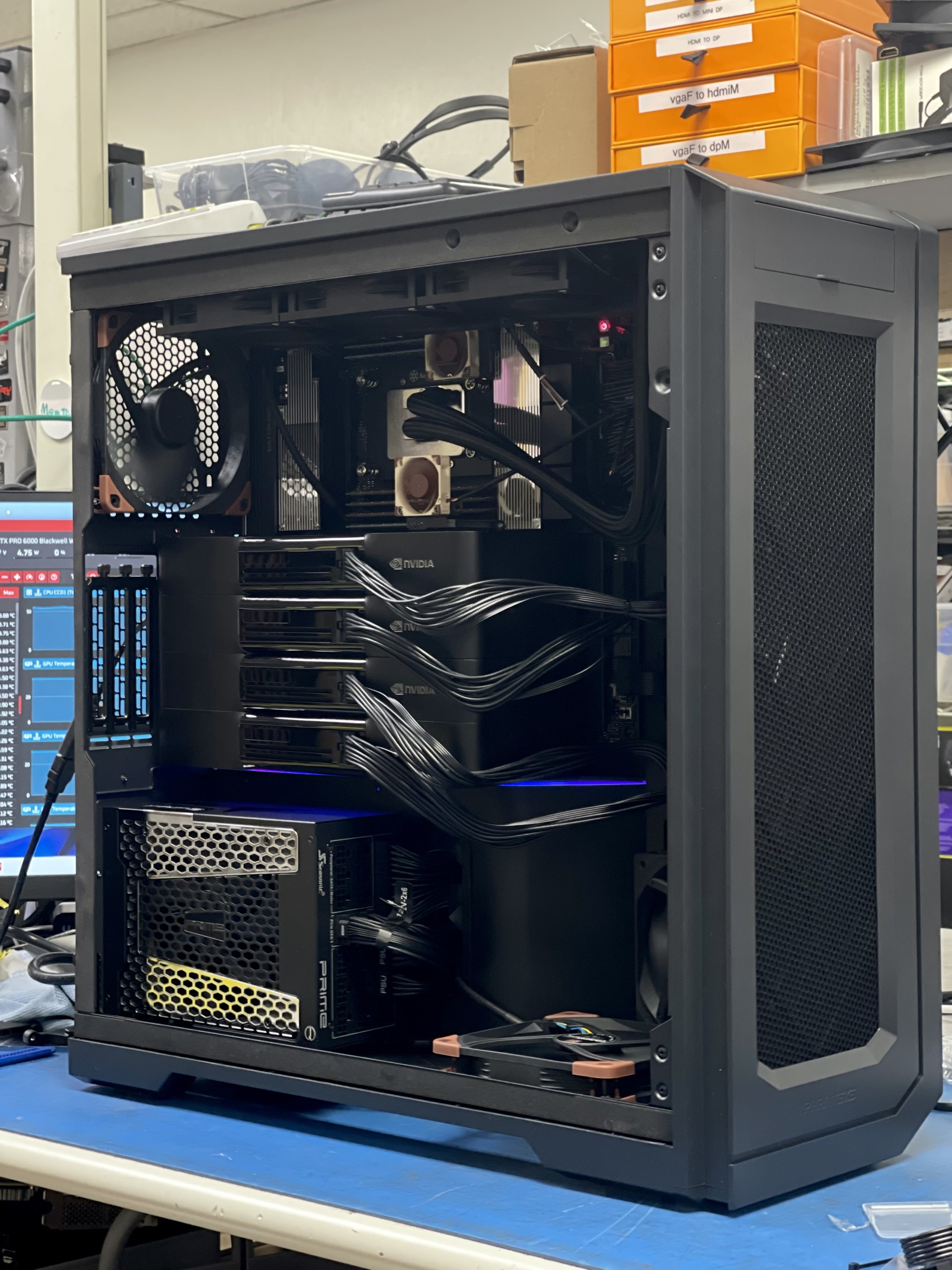 4x Workstation GPUs Test Build