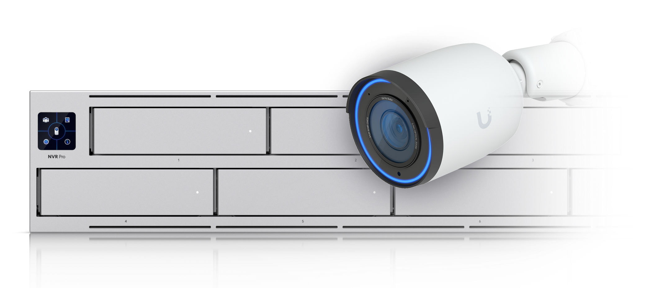 UniFi UNVR Pro NVR with G6 Bullet Camera - self-hosted surveillance system installation